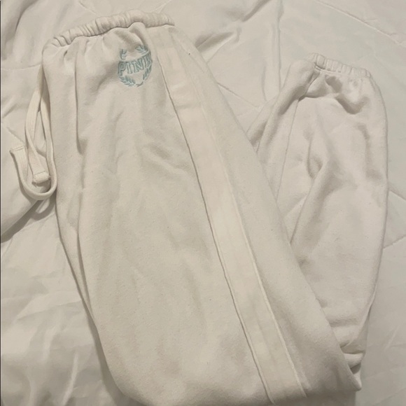 White Pink track suit (crew neck and sweat pants) - Picture 7 of 8